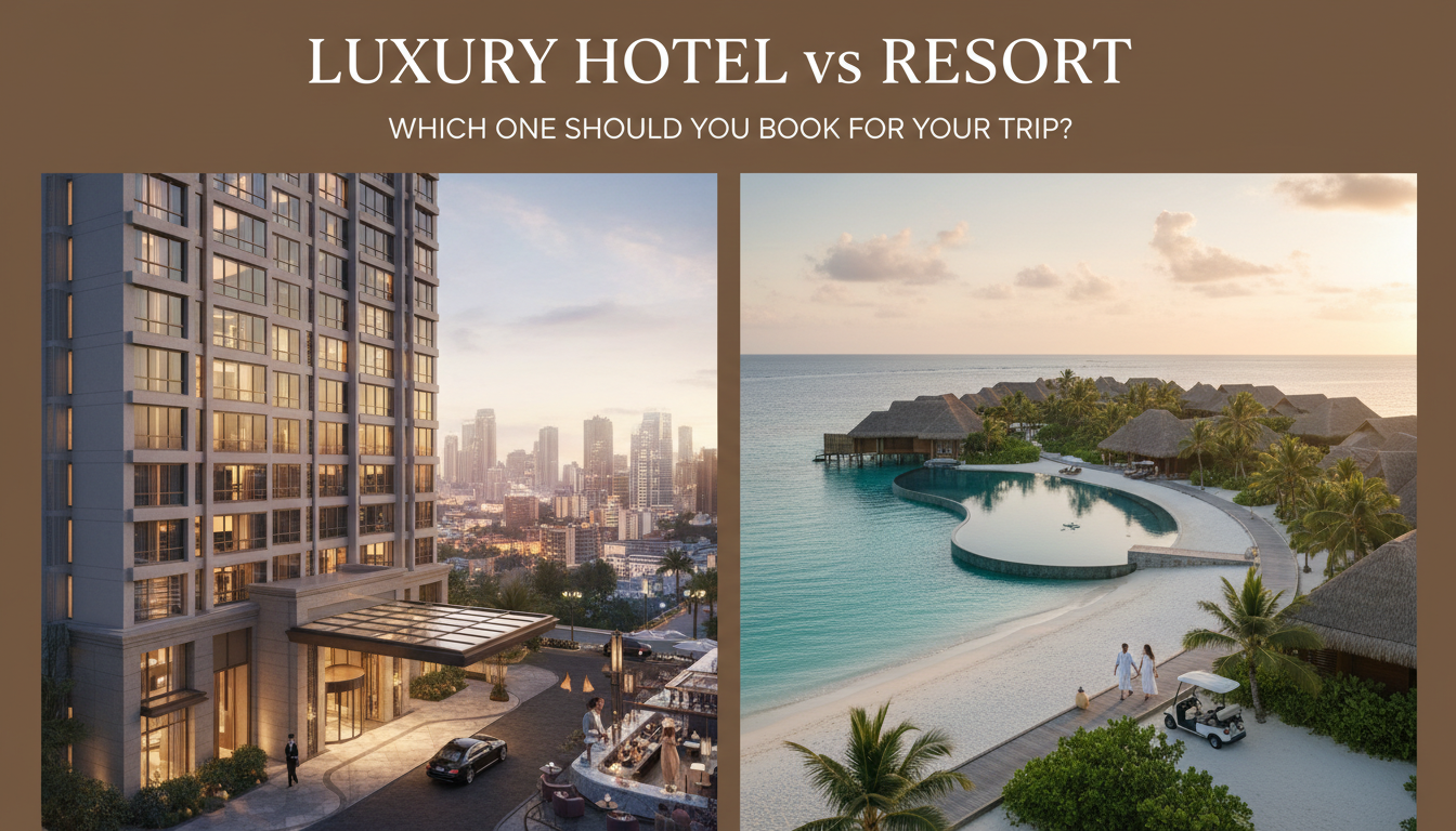 Luxury Hotel vs Resort: Which One Should You Book for Your Trip?