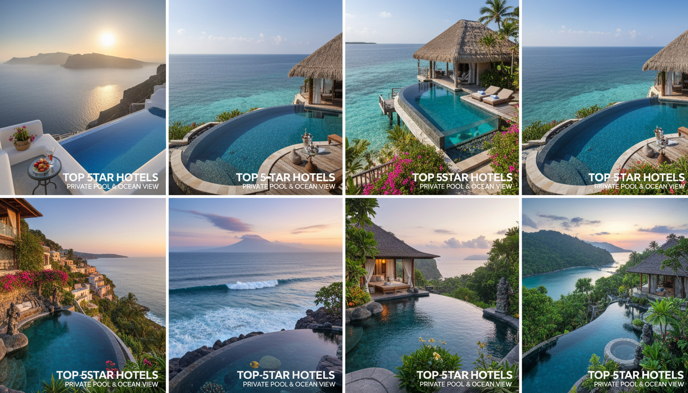 Top 5-Star Hotels in Near With Private Pool and Ocean View